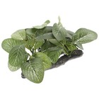  Artificial Water Plants Fake Aquatic Plant Wood Elliptical Leaves Fish Tank