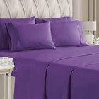 4 Piece Bed Sheet Set 1800 Cool Bamboo Collection Luxury Comfort Deep Pocket