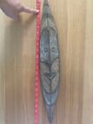 Vintage Papua New Guinea  Sepik River Hand Carved Flute  Tribal Ancestor Mask