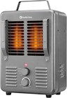 Electric Portable Milkhouse Style Utility Space Heater With Adjustable Thermo   