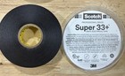 3m Scotch Super 33  Vinyl Electrical Tape  3 4 In X 66ft  Black  7 Mil  1 Roll
