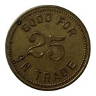 Mack   s Farmer   s Hotel Catasauqua  Pa Merchant Good For 25 In Trade Bar Token