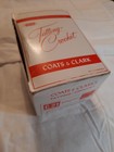 Vtg Coats   Clark Tatting Crochet Threads Lot Of 9-125 Yd Balls Original Box 