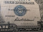 Silver Certificate Series 1957 Blue Seal  1 Dollar Circulated  listing   366 