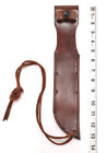 World War Two Era Brown Leather Sheath For Us Navy Mark 2 Mk 2 Or Ka-bar Knife