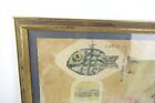 Vintage Mid Century Modern Art Abstract Mixed Media Painting Signed Chris Ritter