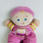 Fisher Price 2008 Baby s First Doll Pink Plush Lovey Rattle Soft Toy