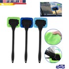 3 Pack Window Windshield Cleaning Tool Microfiber Car Wiper Glass Brush New