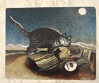 Kliban Cat Vintage Art Print Tabby Desert Nomad Cat Unframed