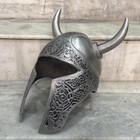 Viking Helmet Aluminium Norse Warrior Armor  Medieval Helm For Cosplay  Larp
