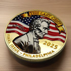 The Last Cent Tribute Rip 232 Years  philadelphia Penny  3d  Coin Medal