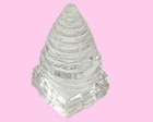 Sphatik Natural Crystal Meru Sri Shri Shree Yantra Chakra Vastu Laxmi Temple Om