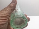 Antique Aqua Benbow   s Dog Mixture Cork Top Medicine Bottle 