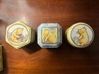 Set Of 3 Vintage Disney Classic Winnie The Pooh Vanilla Scented Candle Tins