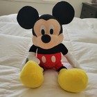 Mickey Mouse Plush Stuffed Animal Toy Black Red Yellow 19  Disney