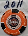 Black Gold Harley Davidson Of Allen  Texas Dealership Poker Chip New 