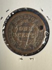 1846   1851 Braided Hair Large Cent Lot Of 2 Holed Details Copper Us Cents
