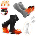 Electric Heated Socks Rechargeable Battery Winter Thermal Warm Skiing Hunting 23