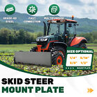 1 4  5 16  3 8  1 2  Quick Tach Attachment Skid Steer Mount Plate Adapter Loader