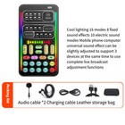 I9 Voice Changer Full Kit Multiple Audio  Bluetooth Live Sound Cards6428