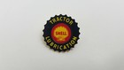 Shell Oil Tractor Lubrication Lapel Pin Plastic 1-1 4  Rare Vintage Advertising