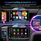 Double Din Car Stereo With Cd dvd Player- Carplay   Android Auto  Car Audio W   