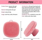 Silicone Facial Cleansing Brush  Manual Face Scrubber For Cleansing   Exfoliatin