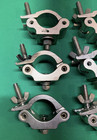 Lot Of 8 Eight 500kg Swivel Aluminum Truss Stage Lighting Clamps Global Truss