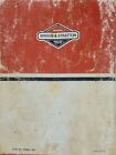 Briggs   Stratton Service And Repair Instructions Manual Book Used 