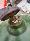 Vintage 14   Green   Porcelain Enamel Yard Barn Light No Mount To Pole 