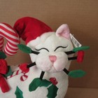 Vtg Whimsiclay Whimsy Clay Amy Lacombe 14  Peppermint Holiday Plush Stuffed