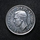 1944 Canada Fifty  800 Silver Coin Cent Au    cn15708 