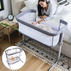 3 In 1 Baby Bassinet  Bedside Sleeper    Playpen  Easy Folding Portable Crib 
