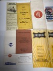 Vintage Railroad Trains Maps books locomotive  Note Book ticket timetables Lot