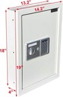 Digital Electronic Flat Recessed Wall Safe Security Box Jewelry Open Box