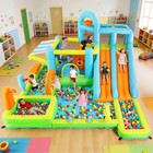 Large 10in1 Inflatable Double Water Slides Bounce House Splash Pool Outdoor Park