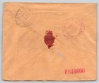 Colombia 1914 Registered Cover Barranquilla   chicago Montgomery Ward