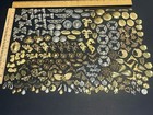 1 Lb   Vtg   New Metal Stampings Gold Silver Bows Filigrees Pendants Findings
