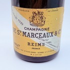 Vintage 1949 De St  Marceaux   Co  Reims Champagne Bottle Empty Collectible