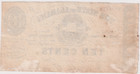 State Of Alabama 10 Cents Crisp Cu 1863 Fractional Obsolete Note Cr-9 Currency
