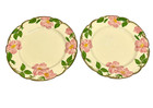 Set Of 2 Vintage Franciscan Desert Rose Dinner Plates 1960s Earthenware Dishes