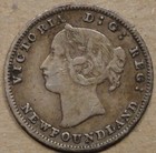 Newfoundland 1885 Five Cent Silver As Pictured