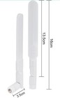 Bingfu Dual Band Wifi 2 4-5-5 8ghz 8dbi Mimo Rp-sma Male White Antenna 2-pack