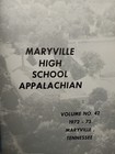 1973 Maryville High School Yearbook Appalachian Tennessee Rebels Tn