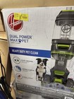 Hoover Dual Power Max Pet Upright Carpet Cleaner Dualspin Heatforce Gray green