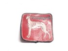 Greyhound Vintage 70 s Embroidered Dog Logo Red White Black Uniform Patch