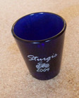2004 Sturgis Motorcycle Shot Glass Rally Dark Blue Shotglass C41391