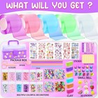 Nano Tape Bubble Kit For Kids With Purple Box Squishy Making Maker Kit Nano T   