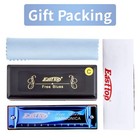 Easttop Diatonic Harmonica 10hole Blue Diatonic Harmonica Blues Harp Mouth Organ