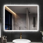 Led Bathroom Lighted Mirror With Bluetooth Antifog Dimmable Vanity Touch 5 Size
